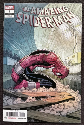 THE AMAZING SPIDER-MAN - 3 (897), 2022, Tombstone, White Rabbit, Marvel, NM-