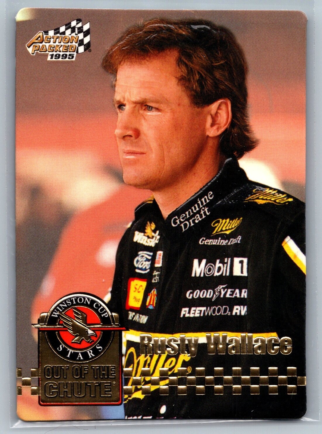 1995 Action Packed Pinnacle #25 Rusty Wallace Winston Cup Star Race Car Nascar