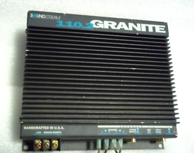 Soundstream Granite 110.2 2 Channel full rang Amplifier AMP