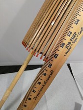 Antique WAGASA Japanese Oil Rice Paper Bamboo Umbrella BAMBOO Cherry Blossoms A