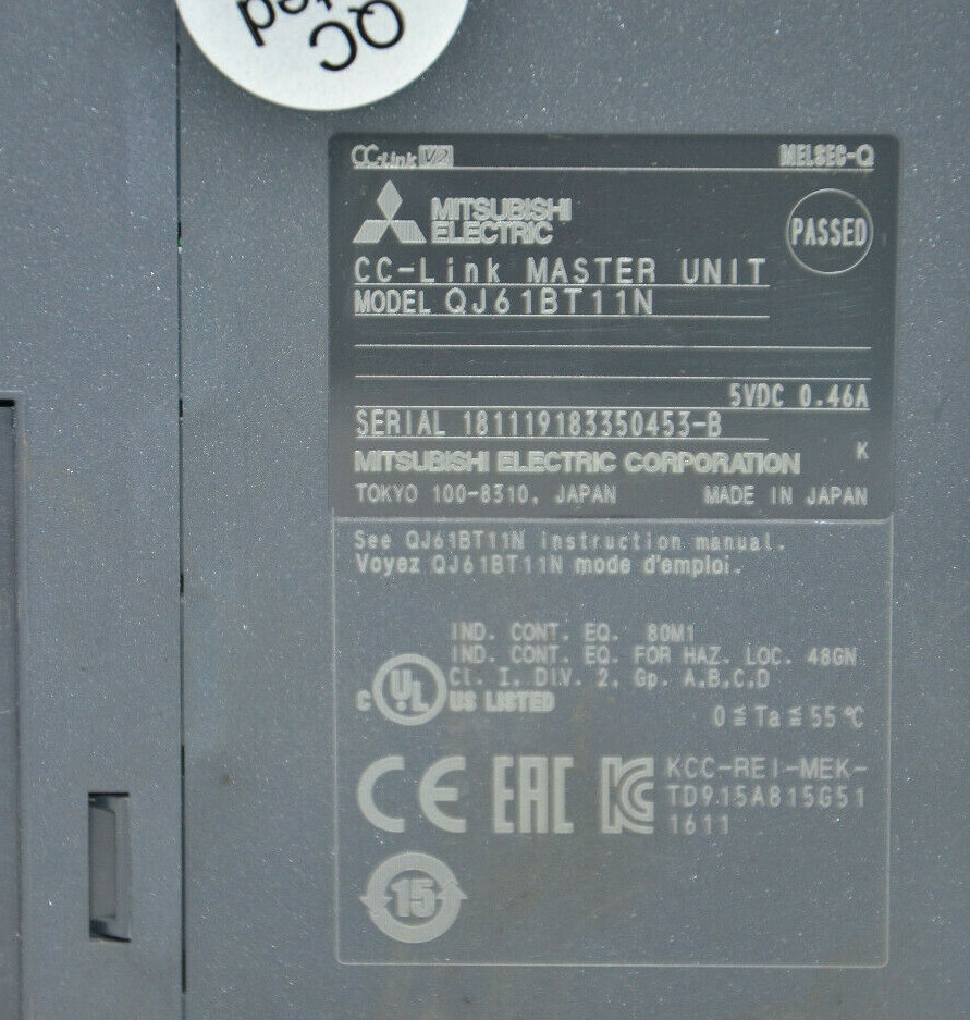 QJ61BT11N Mitsubishi CC-Link Master Unit Melsec-Q --SA | eBay QJ61BT11N Mitsubishi CC-Link Master Unit Melsec-Q --SA | eBay