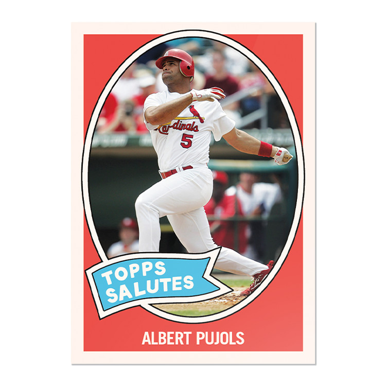 2024 Topps Throwback Thursday #TBT 48 Albert Pujols St. Louis Cardinals PR 703