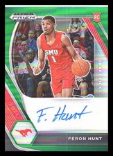 Feron Hunt 2021 Panini Prizm #DP-FHU Basketball Card SMU Mustangs Auto