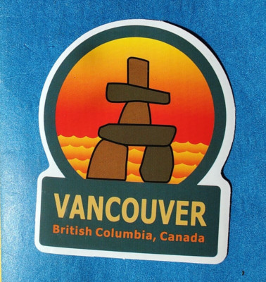 Vancouver British Columbia Canada Decal sticker inukshuk Cairns