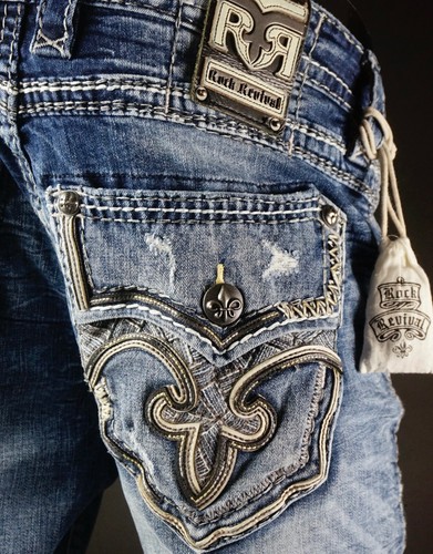 $220 Mens Rock Revival Jeans \