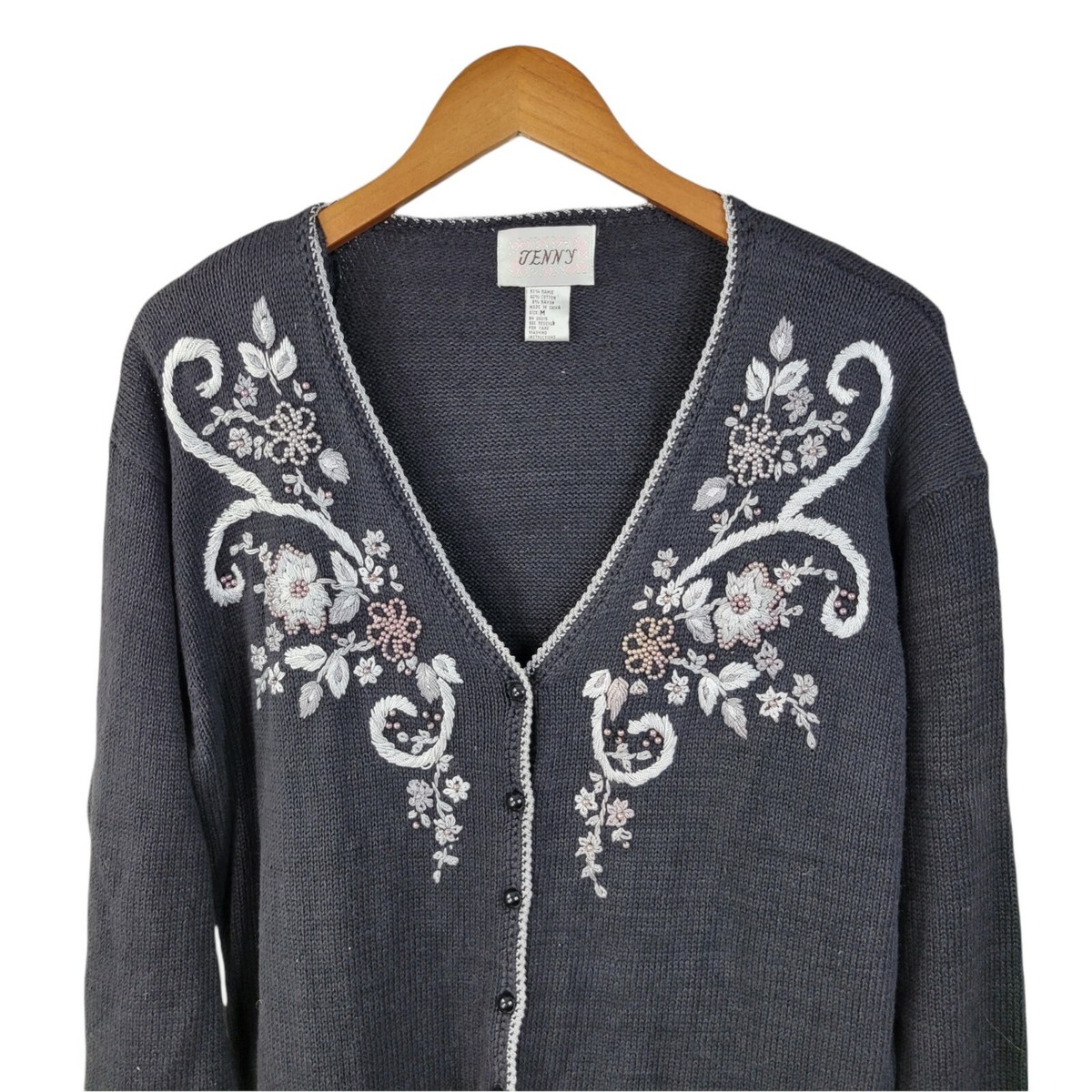 【新品未使用】MURRAL embroidered tulle cardigan 別注embroidered tulle cardigan(FREE WHITE): MURRAL: WOMENS