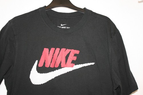 SIZE SMALL NIKE BLACK SHORT SLEEVED LOGO T-SHIRT 3394 - Picture 2 of 3