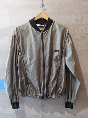 【 VINTAGE 】 Pin Stripe Classic Jacket Men's Bike Rider Racing Jacket - Blue Vintage Racing Cotton