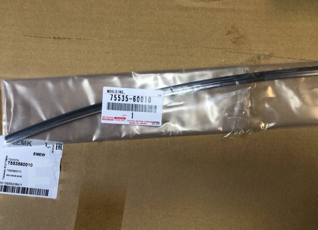 ⭐︎M.myh⭐︎ Genuine Toyota MOULDING WINDSHIELD OUTSIDE LOWER 75535-60010 Land