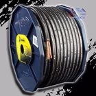 8 ga. Gauge 100% OFC Copper AWG BLACK Power Ground FLAT Wire Cable Car Audio USA
