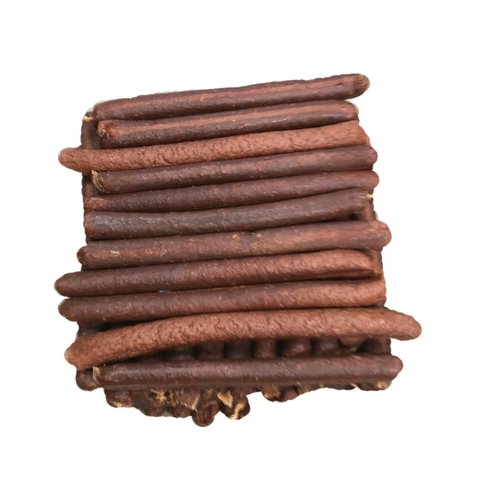 3KG LARGE 8" BRITISH VENISON SAUSAGES STICKS DOG Natural TREATS Approx 50-60