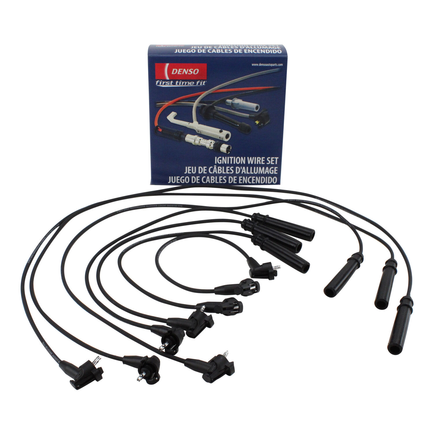 Ignition Spark Plug Wire Set 5mm DENSO For Toyota 4Runner Pickup T100 3.0L V6