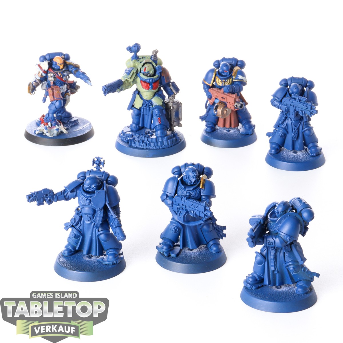 Space Marines - 7x Heroes of the Chapter - teilweise bemalt | eBay.de