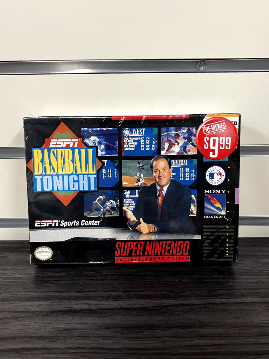 Super Nintendo Entertainment System ESPN Baseball Tonight Video