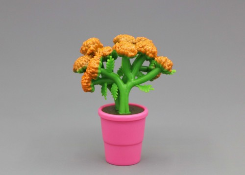 Blaire Garden Marigold FLOWER & PLANT POT set for American Girl 18'' doll