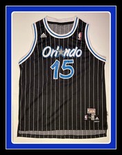RARE Vince Carter 1989-90 Adidas Orlando Magic #15 Jersey XL +2 NBA Authentics
