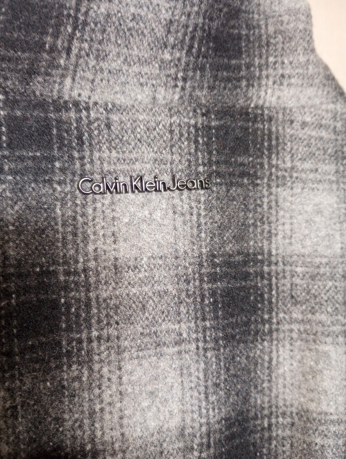 Calvin Klein Mens Wool Blend Mock Neck  Zip Black… - image 5