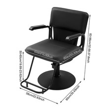 360  Swivel Barber Chair Adjustable Beauty Chair Salon Styling Chair 250kg Load