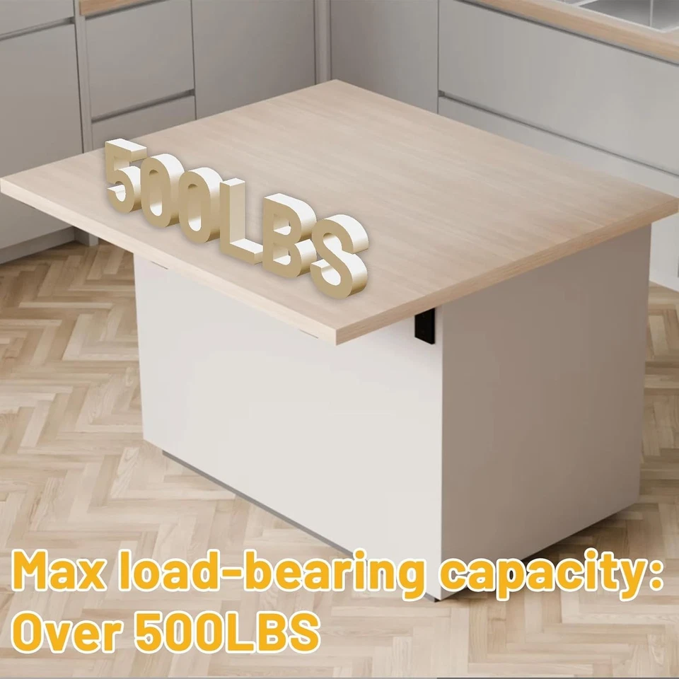 Countertop Support Bracket 4 Pack Heavy Duty Countertop Hidden Bracket 12"x6" - Image 4 of 4