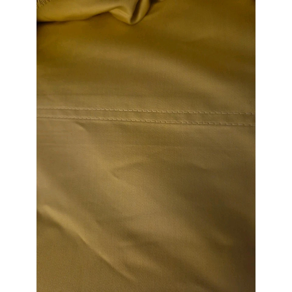 Juego de sábanas de conserjería de 5 55 % rayón de bambú 45 % poliéster KING amarillo suave  Foto 3 de 4