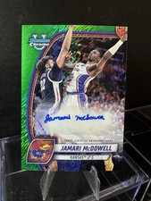Jamari McDowell 2024-25 Bowman U Chrome Green Shimmer AUTO #81 Kansas