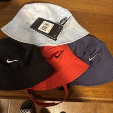 Lot Of 4 Nike Bucket Sun Hats UPF 40 Size Infant