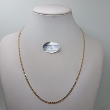 COLLANA UOMO -DONNA UNISEX A MAGLIA CATENA IN ORO GIALLO 18KT 3,15 GR. (8533)