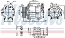 NISSENS 890584 Kompressor, Klimaanlage für VOLVO