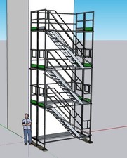💥 PROFESSIONAL ALUMINUM SCAFFOLDING TOWER 💥 | 8.4 m | 💥 Scaff 73 💥 |...
