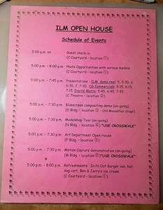 Industrial Light+ Magic Open House - Employee + Guest,Family Only - 1990's
