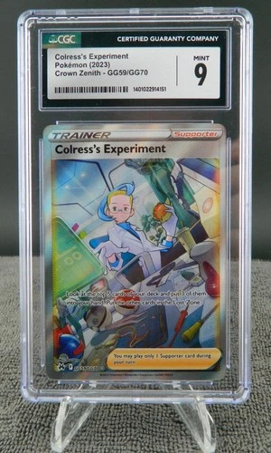 Pokémon TCG Colress's Experiment Crown Zenith: Galarian Gallery GG59/GG70 CGC 9