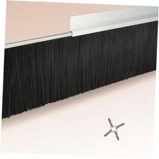 Sets 4+0.91 Inches Door Brush Sweep Seal Roll Up Door Seal Kit Garage Door 12