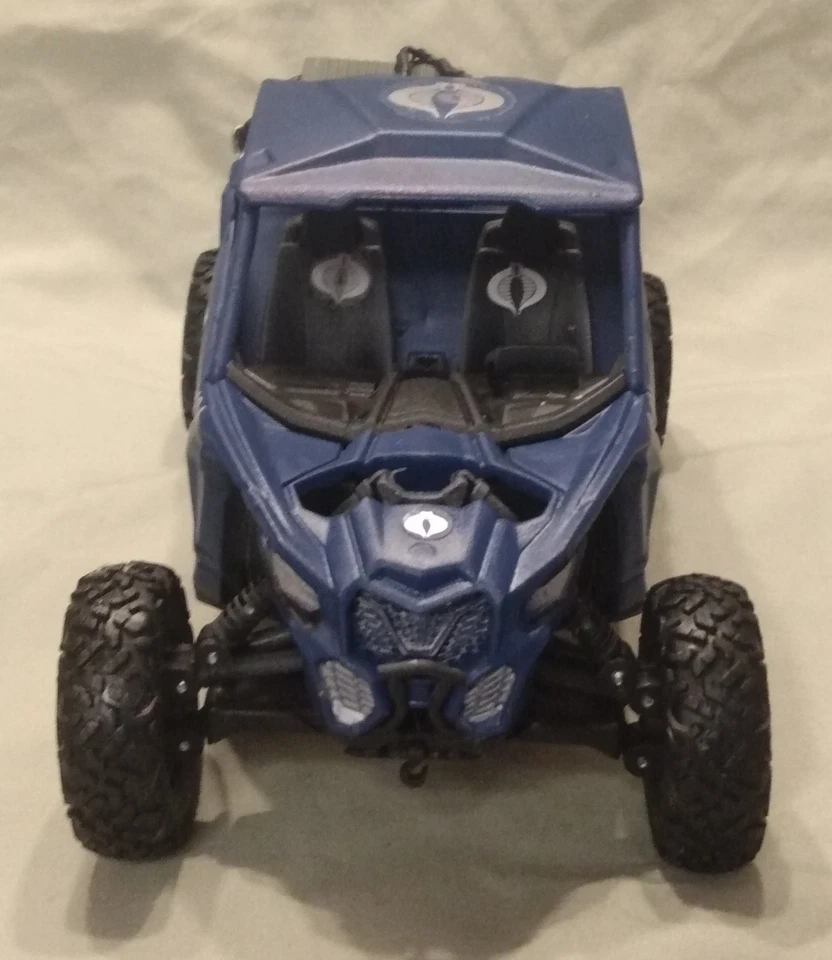 Figura de acción personalizada GI JOE Cobra de 3,75 pulgadas paquete "Supply Run": víbora + ATV Foto 2 de 4