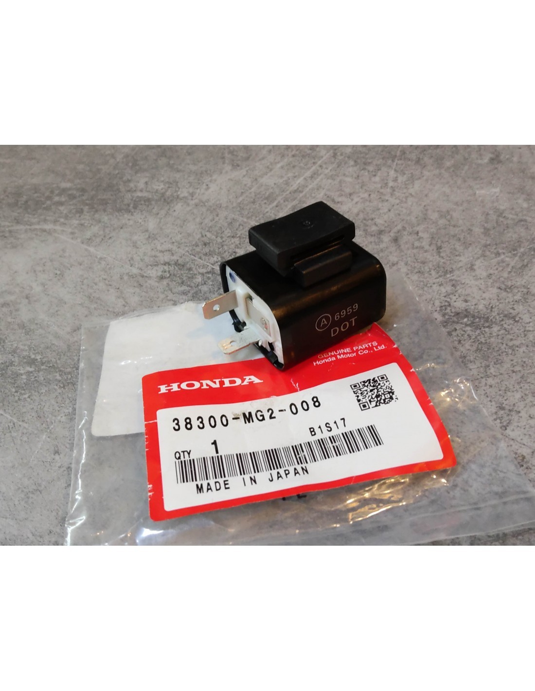 Centrale clignotante Honda pour balades en sécurité moto vintage CB125TD CBX750P 1982