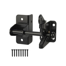 Self Locking Gate Latch for Wooden Fence,Heavy Duty Gravity Fence Latch Priva...