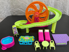 POLLY POCKET Relaxin' Resort Rock 'n Roller Coaster Hotel Playset PARTS