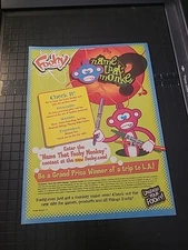 Foohy Brand Markers Monkey Print Ad 8x11 2006 Great To Frame 