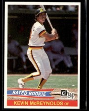 1984 Donruss Kevin Mcreynolds #34 Rookie Card RC. rookie card picture