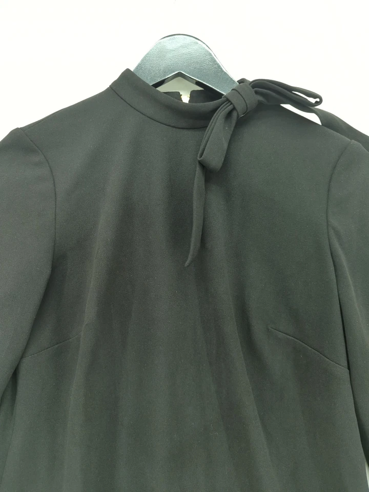 Calvin Klein A-Line Midi Dress UK6 in Black - Image 3 of 4