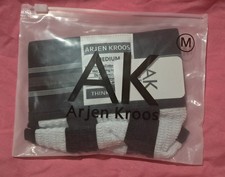 New In Package Black And White Stripe Jock Jockstrap Sz M Athletic Supporter