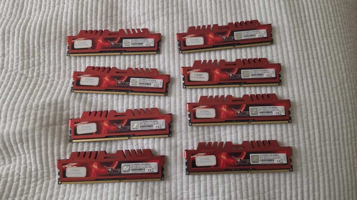 25+ PC3-14900 (DDR3-1866) Bus Speed Computer RAM 64 GB Total