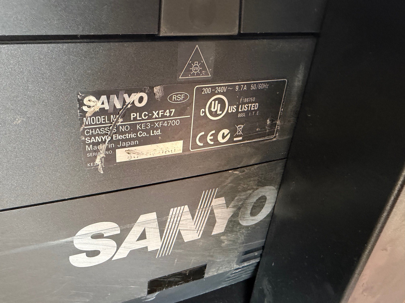 Sanyo PLC-XF47 PROxtraX Multiverse Projektor 15000 Lumen Long Throw Zoom XGA – Bild 8