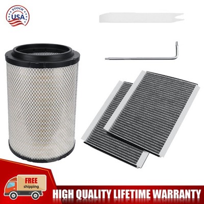 AF26163M Engine Air Filter & 2 Cabin AF26405 Fit Volvo Trucks Replaces #AF26472M