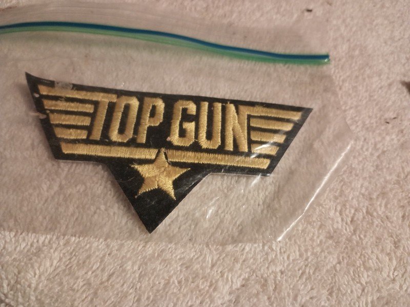 1980s Top Gun Movie Logo, Vintage Patch