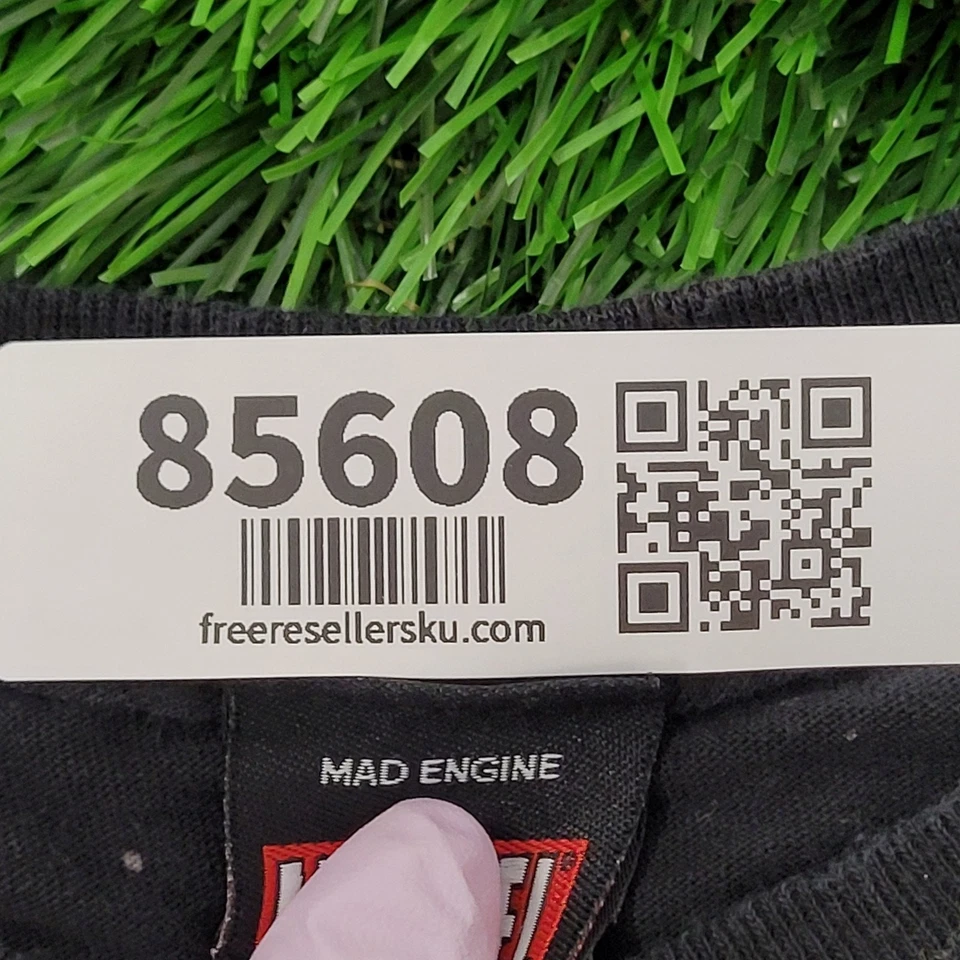 Camisa De Colección Y2K Punisher Mad-Engine M/L 21x26 Blanqueada Marvel Foto 4 de 4