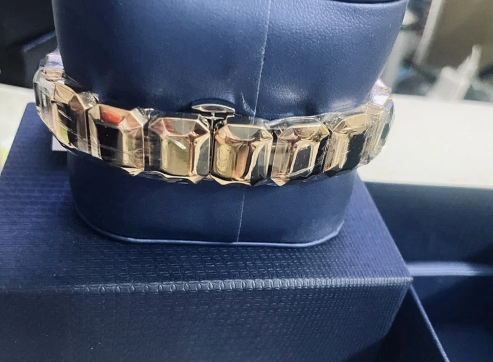 Swarovski Crystal Strap (MILLENIA) Watch - Champagne Gold Tone (BROWN), RRP £400 - Image 2 of 4