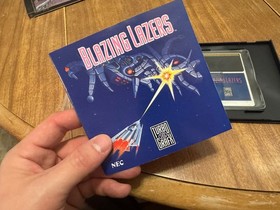 Blazing Lazers (TurboGrafx-16) NEC Turbo CIB complete video game RARE L@@K