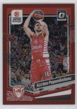 2023-24 Panini Donruss EuroLeague Optic Red Prizm 71/99 Kostas Papanikolaou 18ag