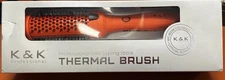K&K Thermal Brush Professional Styling Brush NEW/OPEN BOX -Orange 1.5 Inch