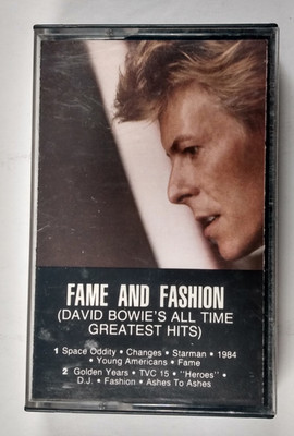 David Bowie - Fame And Fashion - All Time Greatest Hits - Cassette Tape